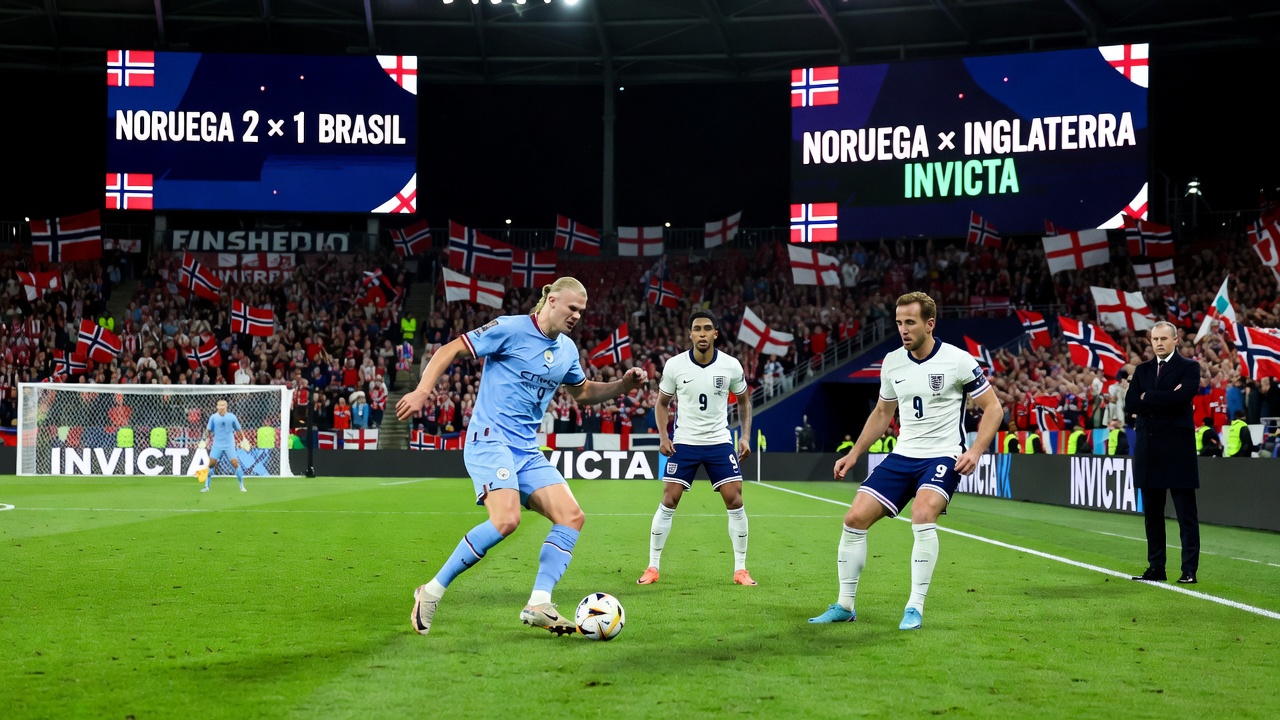 Noruega mira quartas históricas e enfrenta Inglaterra após eliminar o Brasil na Copa