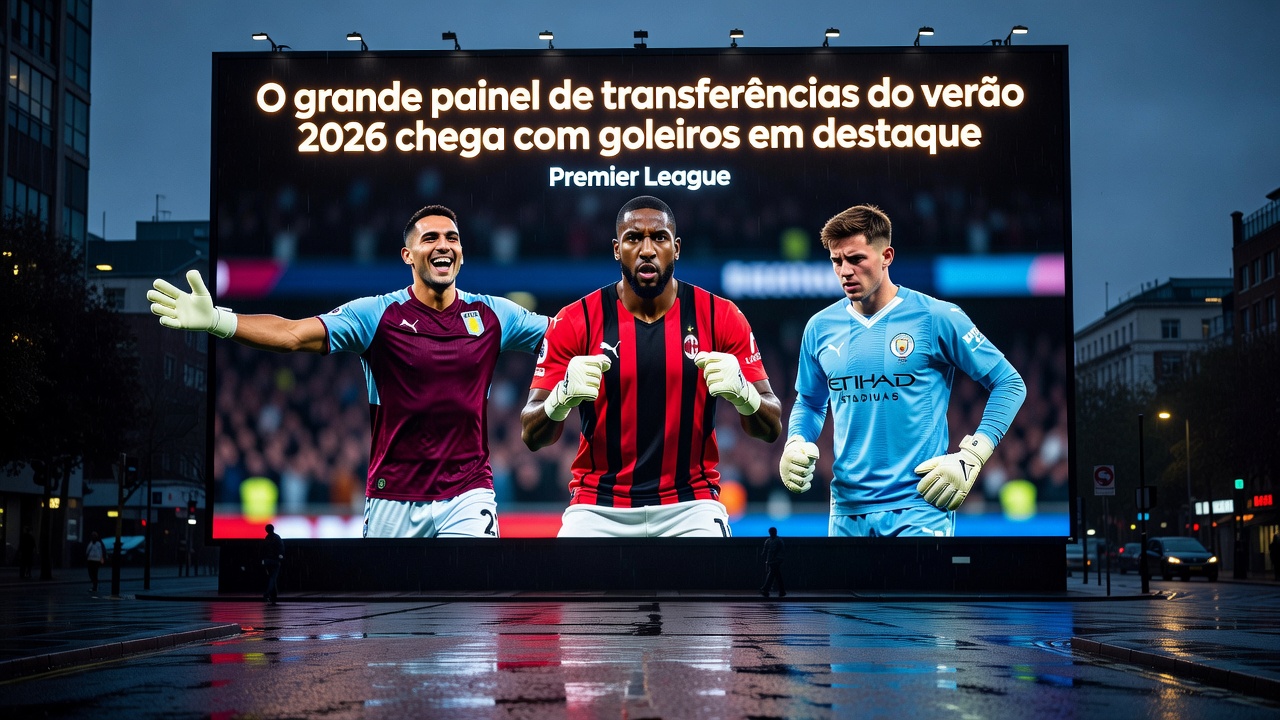 O grande painel de transferências do verão 2026 chega com goleiros em destaque