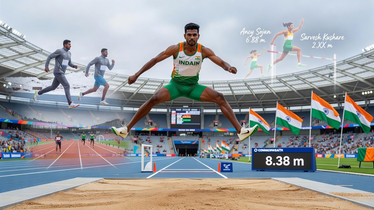 Sreeshankar mira ouro em Glasgow e promete salto histórico após cirurgia